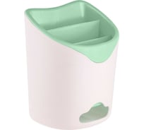 Подставка для столовых приборов PERFECTO LINEA бело-мятная 34-118164