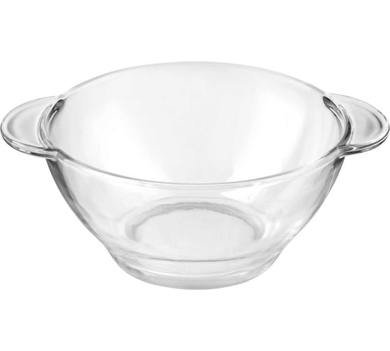 Салатник PERFECTO LINEA стеклянный, с ручками, 450 мл, Clear, 22-450200