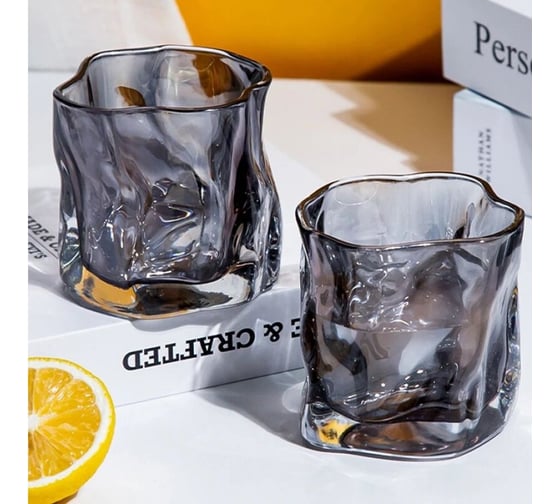 Набор стаканов PERFECTO LINEA 2 шт., 230 мл, серия Ice Rock Smoke Grey, 31-290400