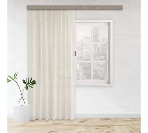 Штора witerra вуаль 290x270 см молочный бау 44420