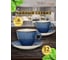 Чайный сервиз Tulu Porselen на 12 предметов Синий реактив LUN12CS00026.T0 4