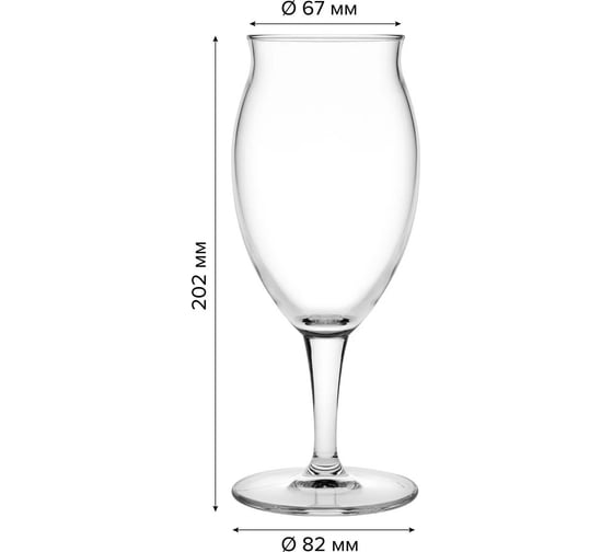 Бокал Pasabahce PSB 410 мл, 4 шт., CRAFT BEER 440317