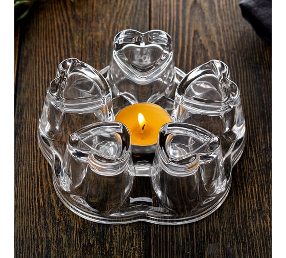 Подставка под заварочный чайник Mallony aroma стеклянная, 12.5x5х14 см 106475