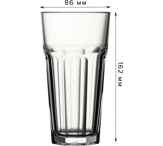 Стакан Pasabahce PSB 475 мл, 6 шт., КАСАБЛАНКА (г. Бор) 52707