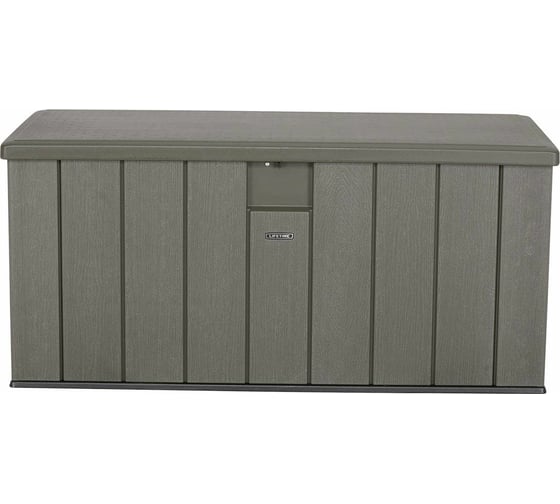 Пластиковый сундук LIFETIME WoodLook 568 л серый 60215