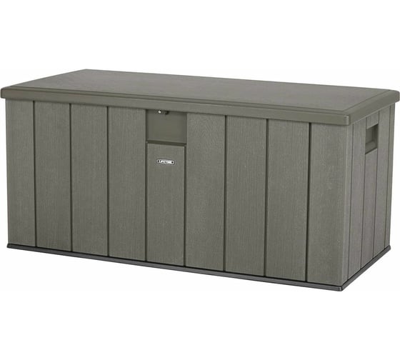 Пластиковый сундук LIFETIME WoodLook 568 л серый 60215