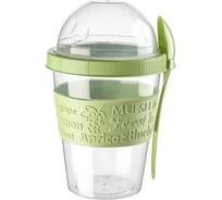 Емкость для мороженного и йогурта Titiz Plastik с крышкой, с ложечкой, 600 мл AP-9199