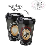 Стакан Titiz Plastik 3D Coffee 400 мл AP-9051