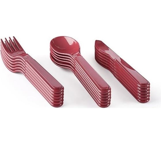 Набор столовых приборов Titiz Plastik Lovely AP-9144