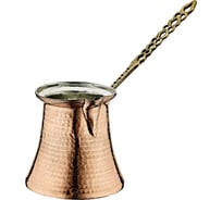 Медная турка ручной работы №7 OMS collection толщина корпуса 0,6 мм, объем 600 мл, арт. 9250-7