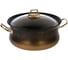 Кастрюля OMS collection 20x11 см, 3 л, с АПП, с крышкой стеклянной, цвет ручек золотой, цвет черный/золотой 3045-IND-Gd-20 1