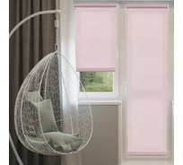 Рулонная штора Эскар для балконной двери Бонд, цвет нюдовый 62x215 см 2918062215