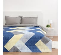 Покрывало Экономь и Я 2-спальное, Геометрия, 180х210±5 см, 100% полиэстер, 190 гр/м2 5457627