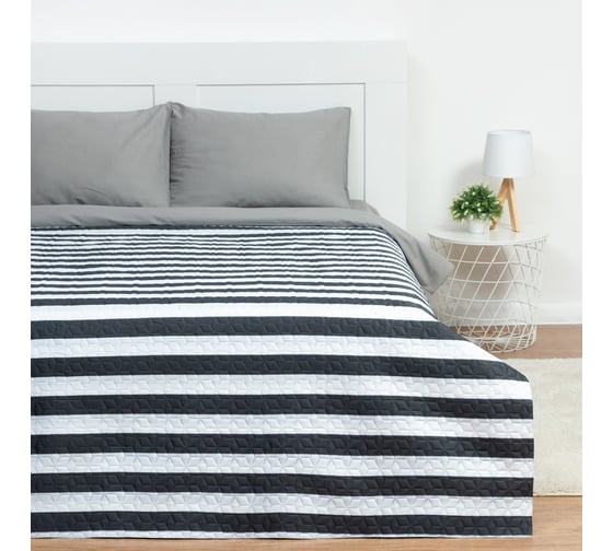 Покрывало Экономь и Я 1.5-спальное, Stripe, 150х210±5 см, 100% полиэстер, 190 гр/м2 9229684