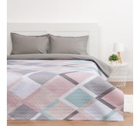 Покрывало Экономь и Я евро, Ромбы, 200х210±5 см, 100% полиэстер, 190 гр/м2 5457624