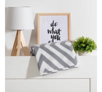 Плед Экономь и Я "Ромбы серые" 150х180 см, плотность 160 г/м2, 100% п/э 7548475