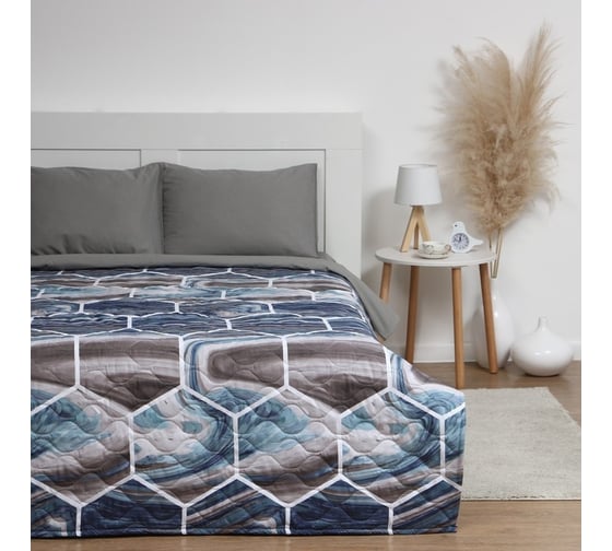 Покрывало LoveLife Love Life евро, Энигма, 200х220±5 см, новосатин, 100% п/э 9485516 1