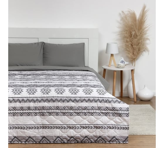 Покрывало LoveLife Love Life 1.5-спальное, Сканди, 150х220±5 см, новосатин, 100% п/э 9485498