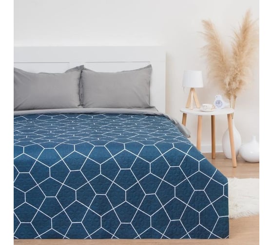 Покрывало LoveLife Симфония 2 спальное, 180х210±5 см, микрофайбер, 100% п/э 6780548 1