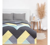 Покрывало LoveLife евро макси Геометрия 240х210±5 см, микрофайбер, 100% полиэстер 7357953