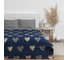 Покрывало LoveLife евро макси Golden hearts 240х210±5 см, микрофайбер, 100% полиэстер 9544366 1