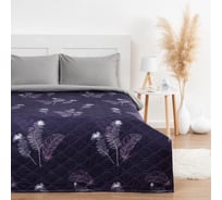 Покрывало LoveLife 2 спальное, "Перья" 180х210±5 см, новосатин, 80 г/м2 7343914