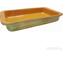 Форма для запекания Борисовская керамика прямоугольная, 1,5 л, средняя, витаминка 104890