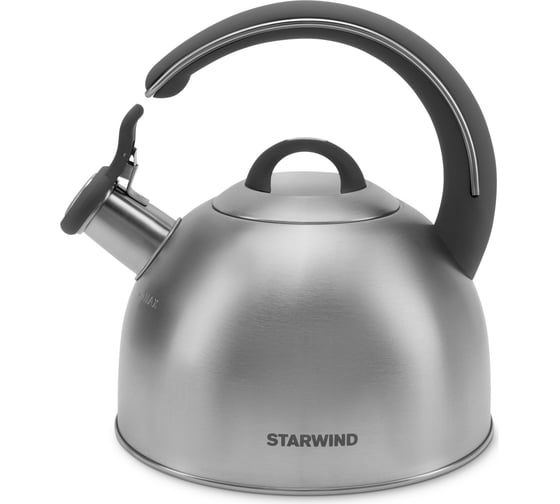 Чайник металлический Starwind Chef Family SW-CH1106 2.8 л, серебристый 1869528