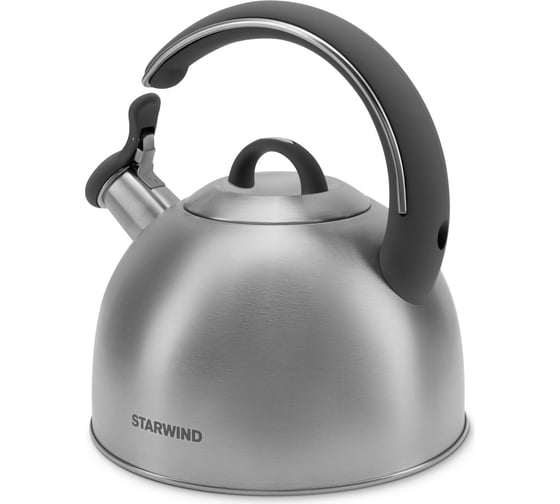 Чайник металлический Starwind Chef Family SW-CH1106 2.8 л, серебристый 1869528