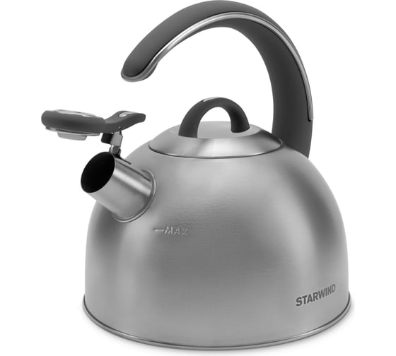 Чайник металлический Starwind Chef Family SW-CH1106 2.8 л, серебристый 1869528