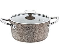 Кастрюля OMS collection 24x12, с АП покрытием, песочный 3116-24-KMBJ