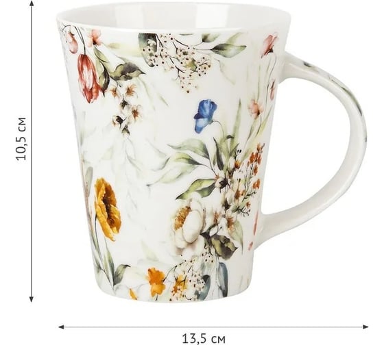 Набор кружек Nouvelle "Floristry" 370 мл, 2 шт. 1620154-1-Н2