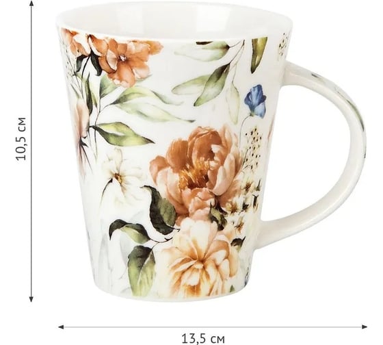 Набор кружек Nouvelle "Floristry" 370 мл, 2 шт. 1620154-4-Н2