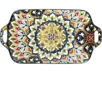 Поднос с ручками для сервировки и подачи Nouvelle Arabesque 29x16 см 0860011
