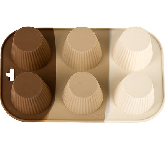 Форма для выпечки Nouvelle "Tiramisu" 6 ячеек, 26x16,5 см 9904434