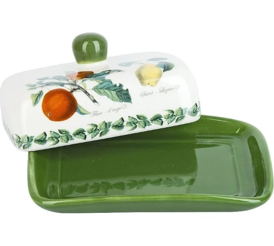 Масленка Dolomite Fruit Garden 17x12,5x8 см, подарочная упаковка L2521141