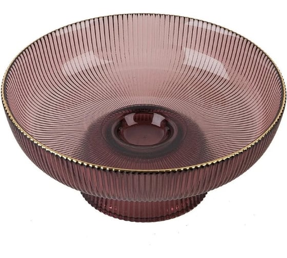 Блюдо-фруктовница Nouvelle на ножке, Frost strip, 650 мл 9950325-2