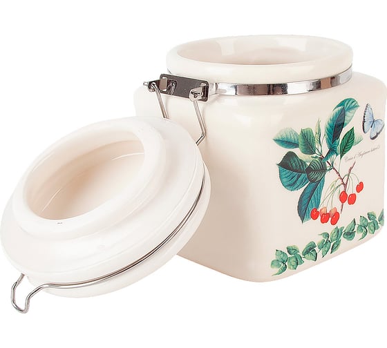 Банка для сыпучих продуктов Dolomite клипс Fruit Garden 12x9,5x12 см, 480 мл подарочная упаковка L2521149