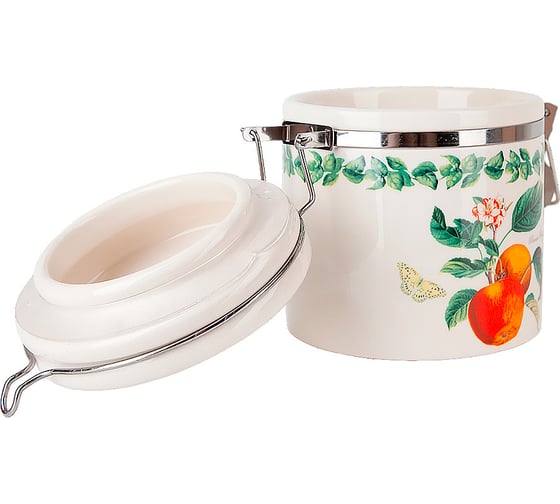 Банка для сыпучих продуктов Dolomite клипс Fruit Garden 15x10x12 см, 480 мл подарочная упаковка L2521152