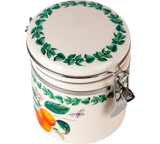Банка для сыпучих продуктов Dolomite клипс Fruit Garden 15x10x12 см, 480 мл подарочная упаковка L2521152