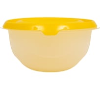 Контейнер пищевой ООО "КАМЕНСКХИМВОЛОКНО" с крышкой, желтый, 3 л 36640