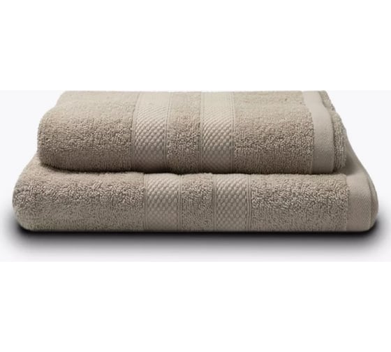 Полотенца махровые Unifico Nature ореховый, набор из 2 шт.: 50x80-1, 70x130-1 100007036 1