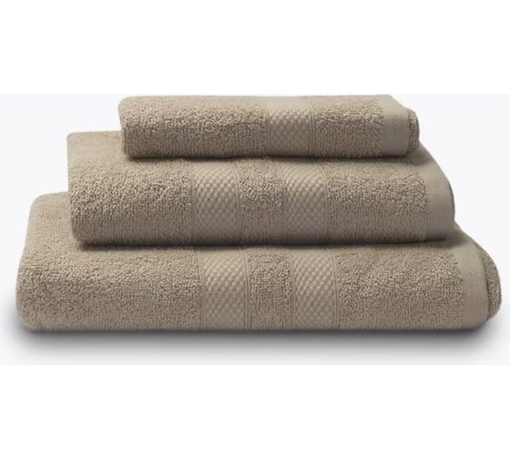 Полотенца махровые Unifico Nature ореховый, набор из 3 шт.: 30x60-1, 50x80-1, 70x130-1 100007028