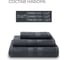 Полотенца махровые Unifico Nature антрацит, набор из 3 шт.: 30x60-1, 50x80-1, 70x130-1 100007029 5