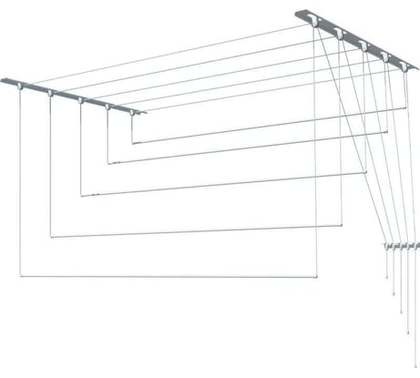 Потолочная сушилка для белья LDN Лиана 1.6 м, 5 стержней 171103