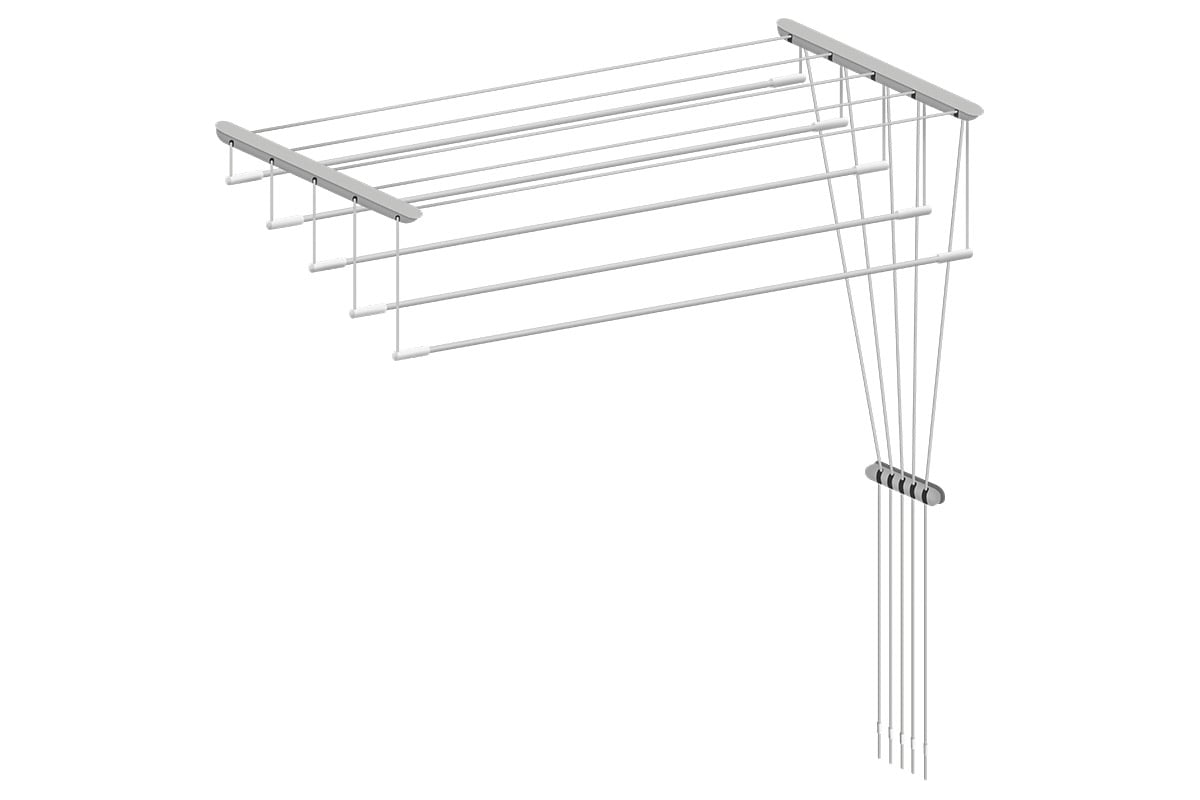 Потолочная сушилка для белья LDN Лиана-Люкс 5 стержней, 2 м ...