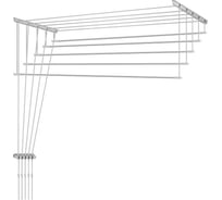 Сушилка для белья LDN Лиана-Люкс 5 стержней, 1.8 м, пластмассовое крепление 107473 32170890