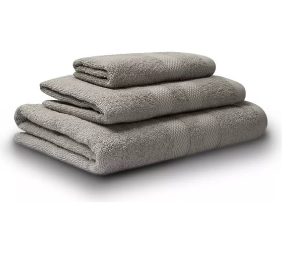 Махровые полотенца Unifico Nature серый, 3 шт.: 30x60-1, 50x80-1, 70x130-1 100007030