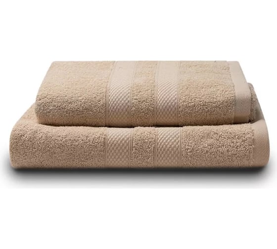 Махровые полотенца Unifico Nature сливочный, 2 шт.: 50x80-1, 70x130-1 100007033 1