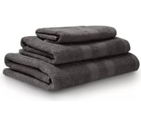 Махровые полотенца Unifico Nature графит, 3 шт.: 30x60-1, 50x80-1, 70x130-1 100007024